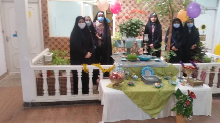 معلمان عزیز و گرامی مدرسه مهرسادات و سفره هفت سین